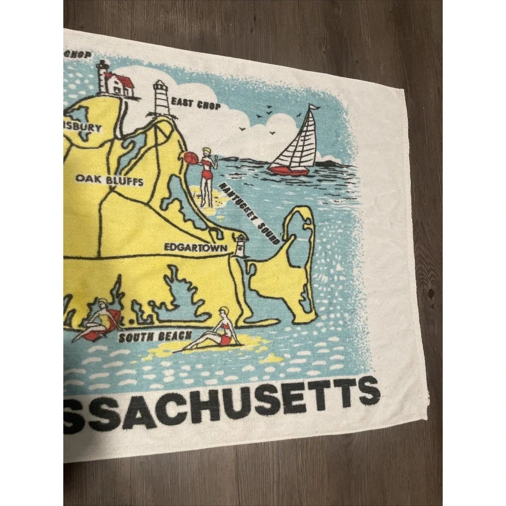 Vintage Martha's Vineyard Beach Towel